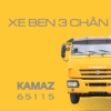 XE BEN 3 CHÂN KAMAZ 65115 EURO 5