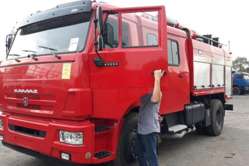 XE CỨU HỎA KAMAZ AC 5,0 - 40 43253 (4X2) 5M3